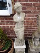 Female Statue on Plinth