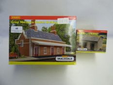 Two hornby railway buildings Home Farm stables and the Great Northern station building