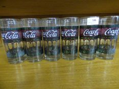 Set of 6 Coca Cola Glasses