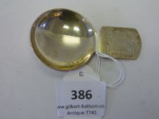 silver Caddy spoon 17 grams