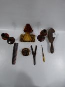 Faux Tortoise Shell Dressing Table Set