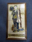 Maw & Co Tube Line Tile Picture - Chimney Sweep