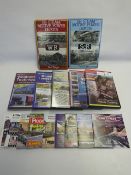 Assorted railway related DVD's, CD's and 2 Volumes of BR Steam Motive Power Depot By Paul Bolger