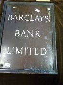 Barclay's Bank plaque