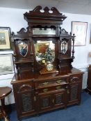 Large Mirror Backed Sideboard