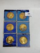 6 William Wilberforce medallions