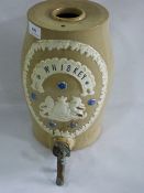 ceramic Whiskey Barrel with tap