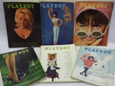 collection of Play Boy magazines
