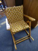 Folding Childs Rocking Chair