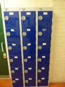 *18 cubicle personnel lockers