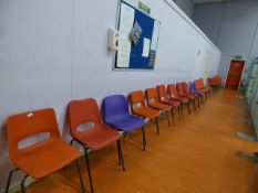 *Quantity of polypropylene stacking chairs