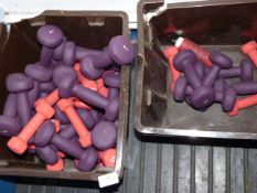 *Two boxes containing .5 and 1kg dumbbells