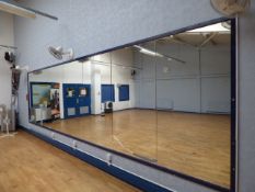 *7 wall mounted gymnasium mirrors