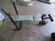 York Fitness Bench with Weights