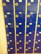 *18 cubicle personnel lockers