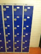*18 cubicle personnel lockers