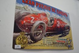 reproduction vintage sign