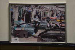 ASTON MARTIN PADDOCK PHOTO FRAMED