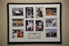 CLASSIC LOTUS MULTIPLE PICTURES FRAMED