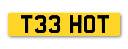 Personal/private regisration T33 HOT