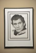 AYRTON SENNA PORTRAIT PICTURE H=73CM X W=53CM