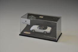 Lotus Elan Convertble Model Car in white (Vitesse)