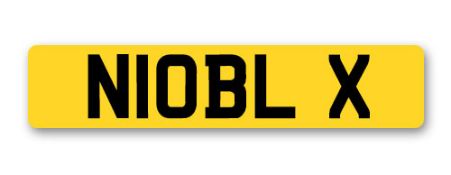 Personal/private regisration N10BL X