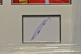 SPECIAL FRAMED SIGNED JAMES HUNT/NIKI LAUDA PICTUR