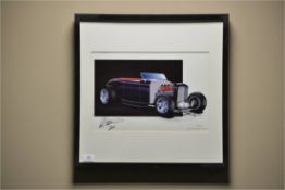 BOYD CODDINGTON SIGNED LIMITED EDITION PRINT H=52.