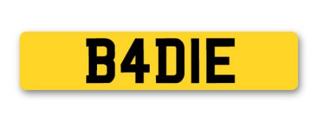 Personal/private regisration B4DlE