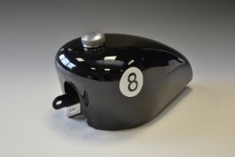 CUSTOM FUEL TANK - GLOSS BLACK 8BALL