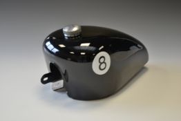 CUSTOM FUEL TANK - GLOSS BLACK 8BALL