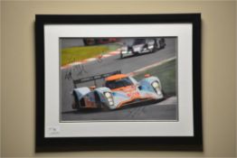 LE MANS LMP CAR 007 PRINT SIGNED H=46CM X W=58CM