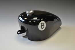 CUSTOM FUEL TANK - GLOSS BLACK 8BALL