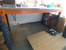 *Dexion racking style racking table