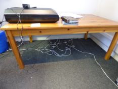 *Pine rectangular occasional table