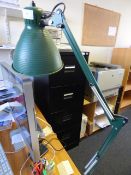 *Green angle poise lamp