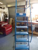 *Set of five tread warehouse platform steps