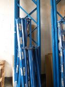 *Two bays of adjustable medium duty racking comprising of six 6 foot shelves and six 4 foot shelves