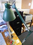 *Green angle poise lamp