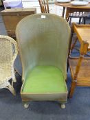 Lloyd loom style nursing chair