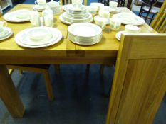 *Light Oak Extending Dining Table