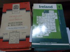 Collection of ordnance survey maps of England and Ireland