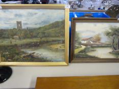 Two original oils on canvases