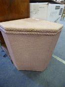 Lloyd loom style pick linen basket