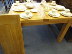 *Light Oak Extending Dining Table