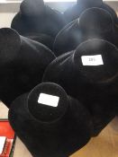 Seven torso jewelry displays