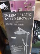 Thermostatic mixer shower unit