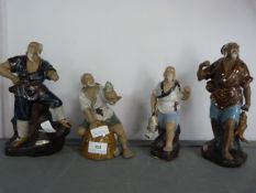 Four Japanese fishermen