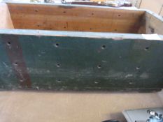Wood ammunition box